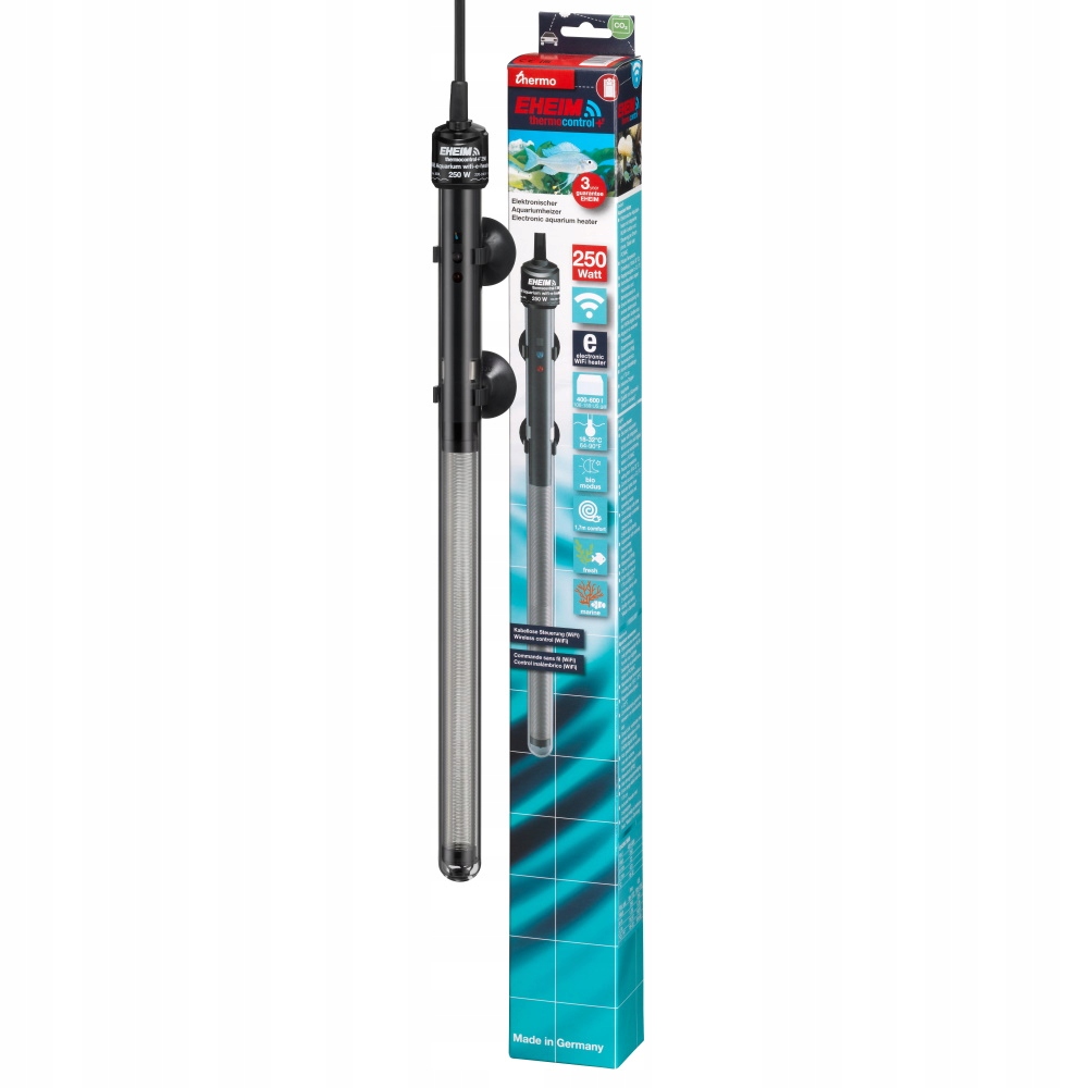Levně Inteligentní Ohřívač Akvária Eheim Thermocontrol+ E 250 Wifi App