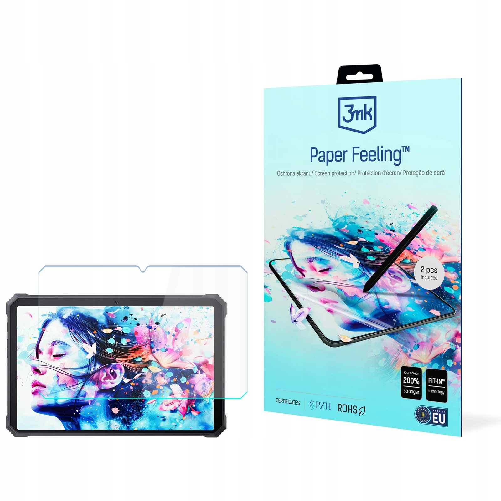 Fólie pro Blackview Active 8 Pro až 11" 3mk , pocit z papíru