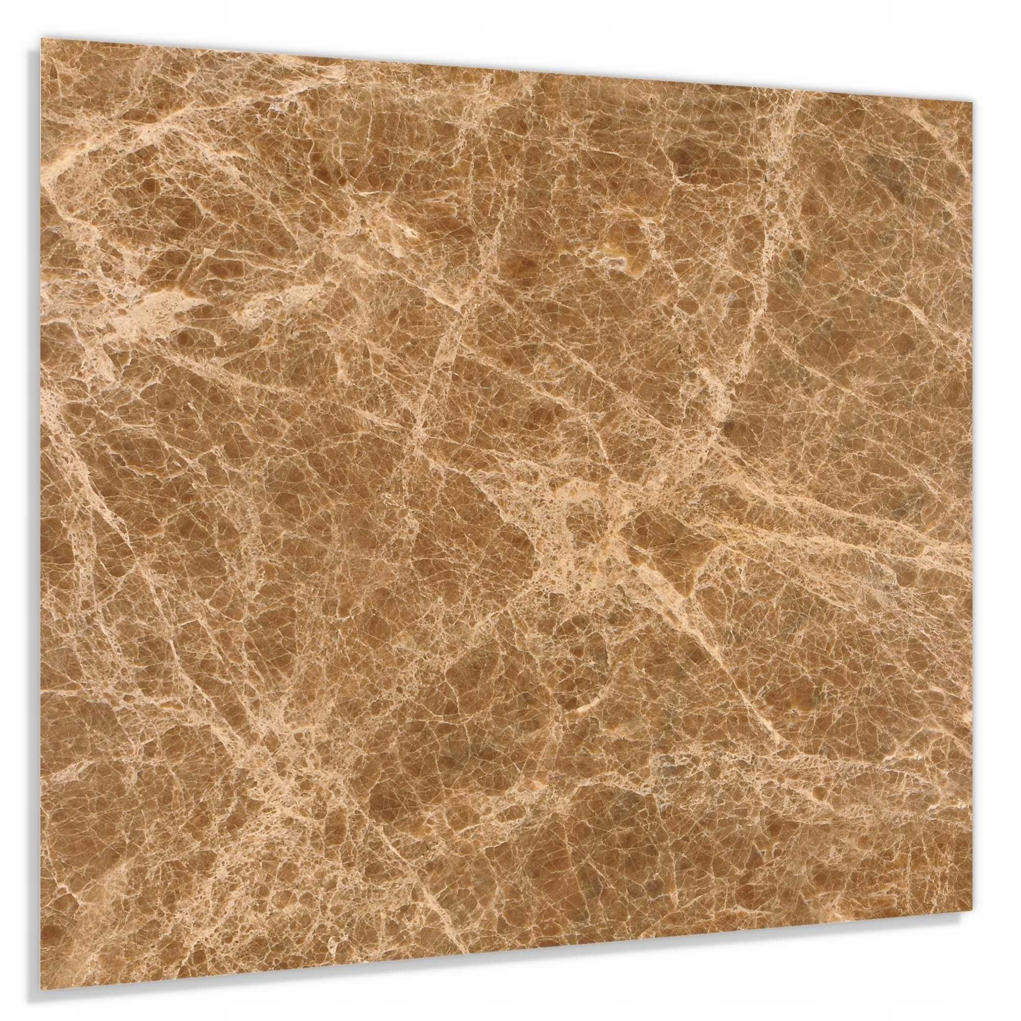 Panel szklany hartowany 60x70 Brązowy marmur