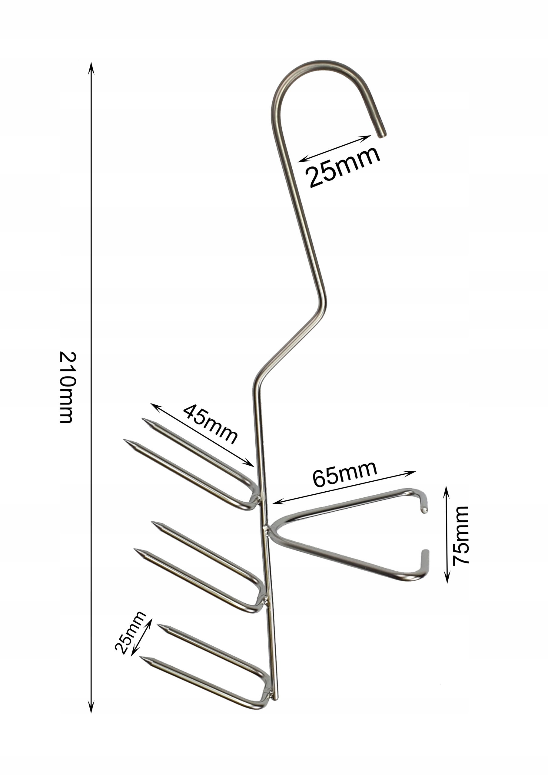 H-323-D Mocny hak do wędzenia dużych ryb karp sum Producent J.A. Stallux