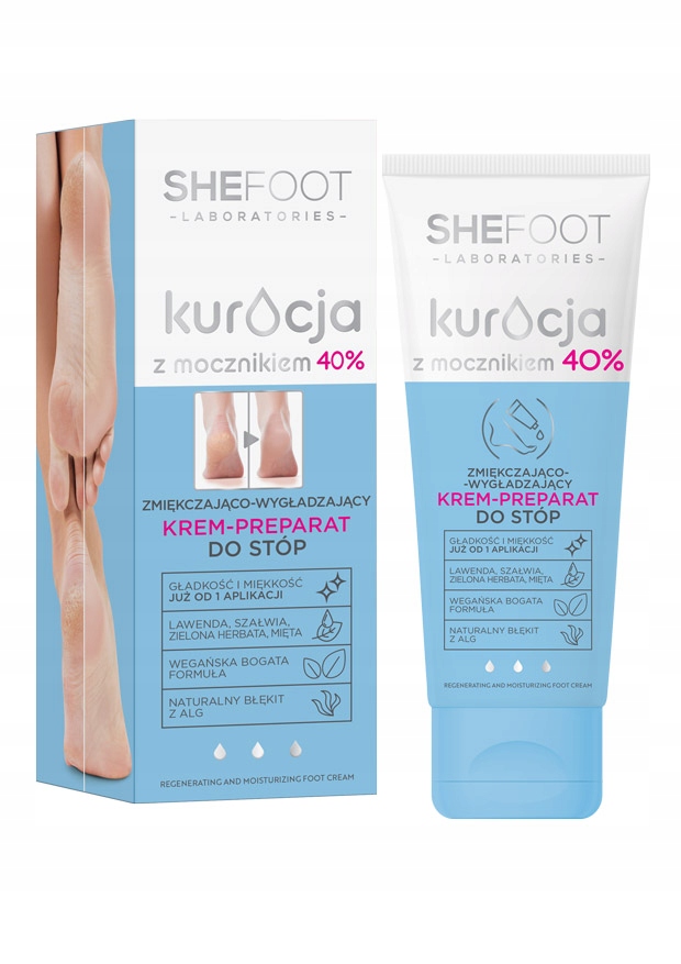 SHEFOOT KREM DO STÓP Z MOCZNIKIEM 40% 75 ml