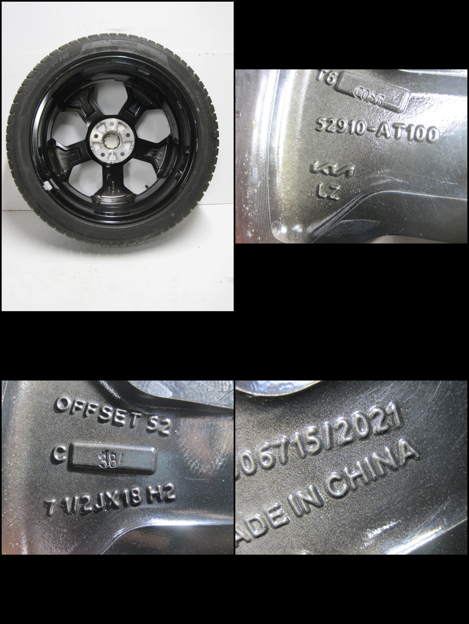 wheels discs tyres Kia NIRO II R18 6 MM M+S