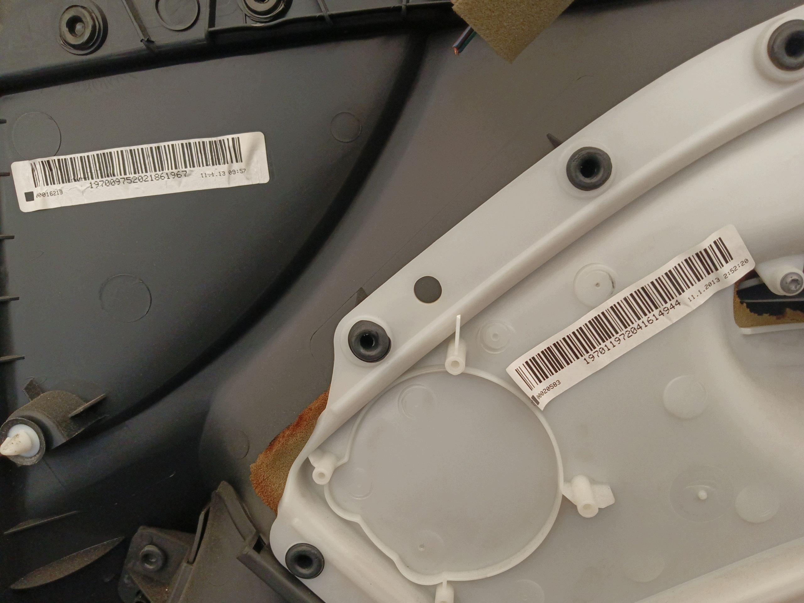 upholstery side door left front SKODA OCTAVIA II (08-13)
