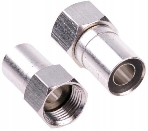 Wtyk antenowy SAT F zaciskany na przewód RG6