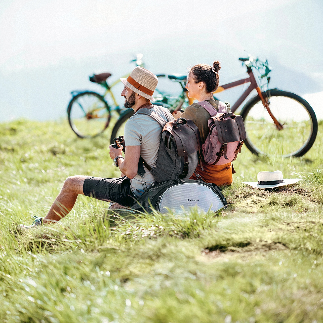 TORBA ROWEROWA SAKWA NA BAGAŻNIK ROWER TURYSTYCZNA NA RAMIĘ KUFER WOZINSKY Model WBB1BK 13L