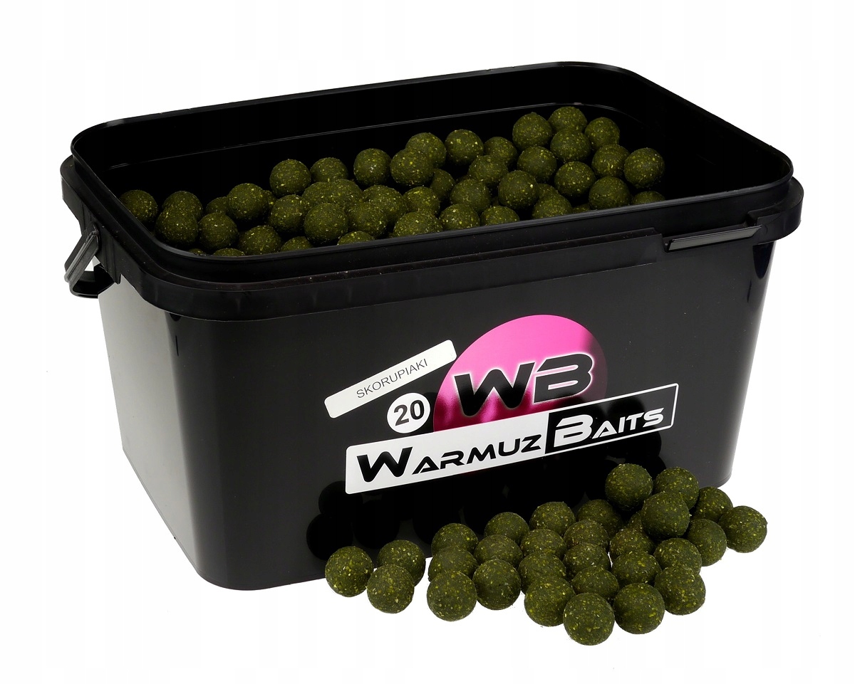 Kulki Skorupiaki 20mm 3kg Wiaderko Warmuz Baits