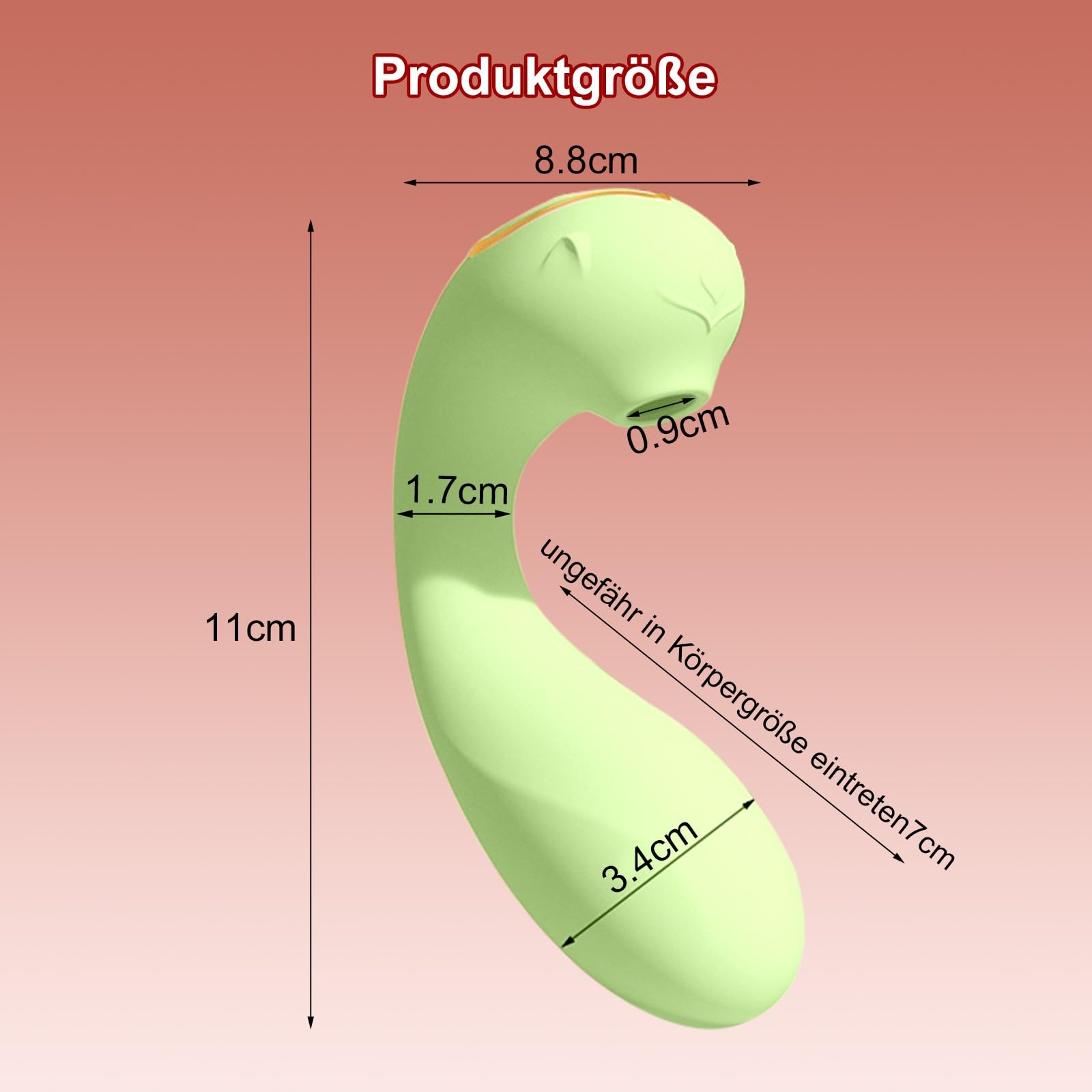 INTIMAX Wibrator: 9 Trybów Ssania i Wibracji Stymulator Klitorisu — miniatura 8