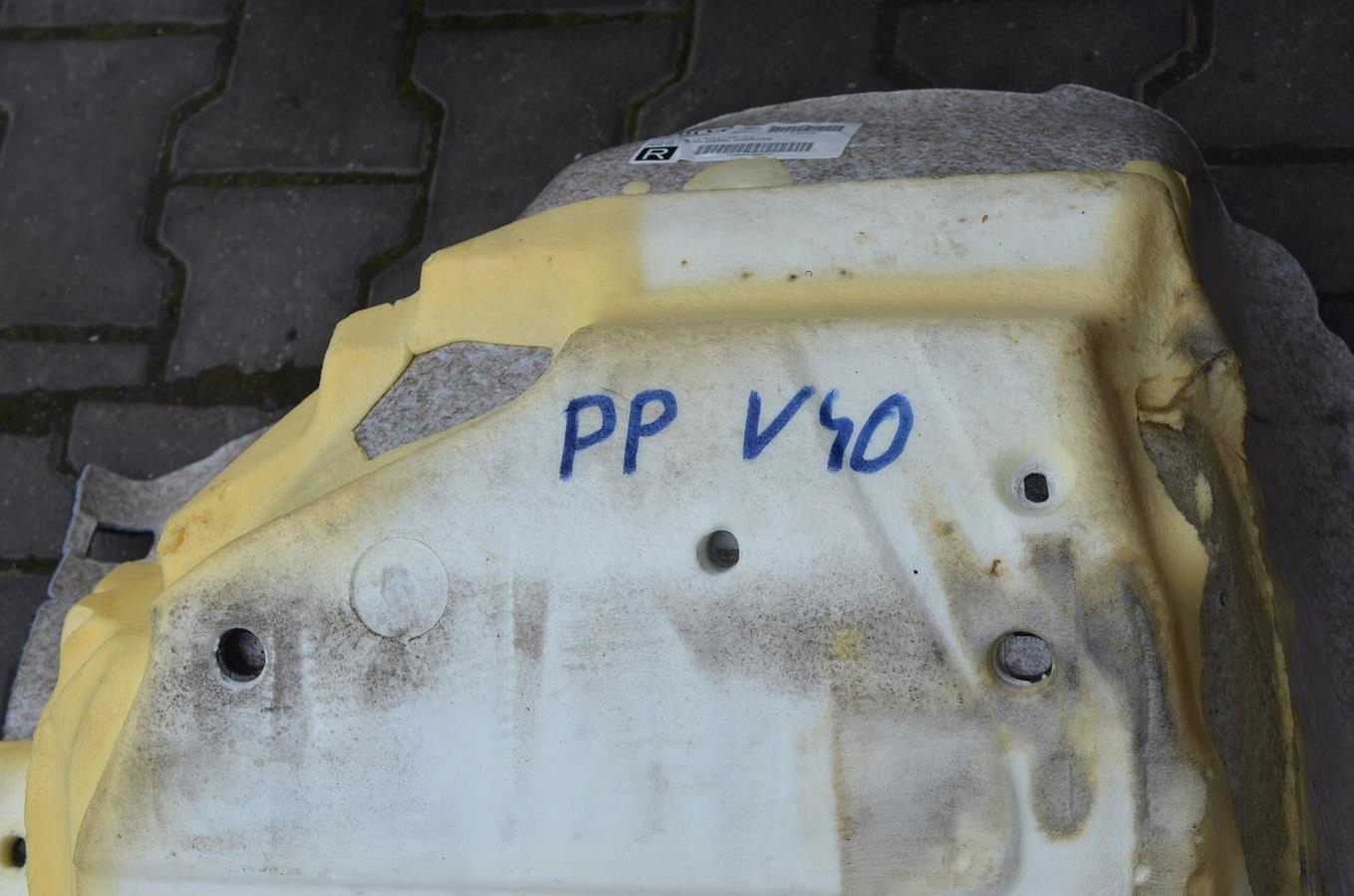 mats right front Volvo V40 II lift