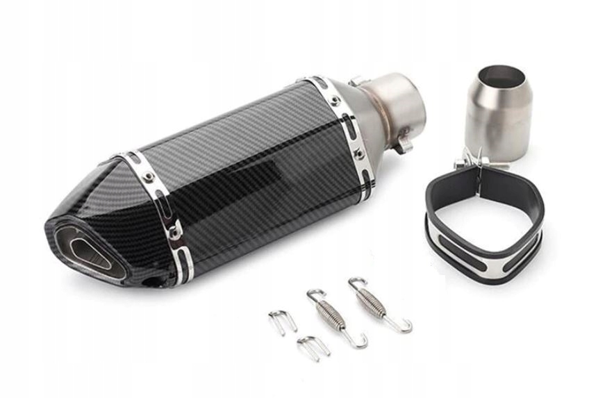 Tlumič Motocyklu Carbon 300mm Univerzální Výfuk Krátký Short Db Killer