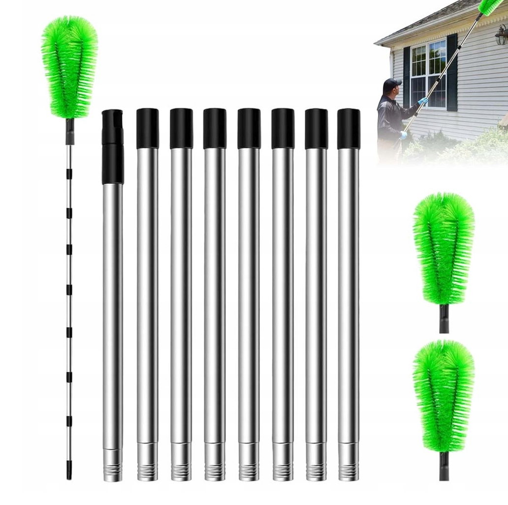 Teleskopický Kartáč Na Čištění Listí A Sněhu 8 Segmentů 310 CM