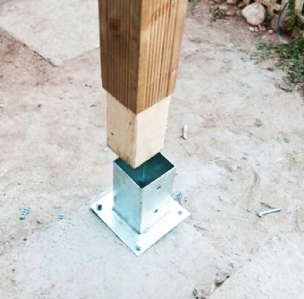 PODSTAWA SŁUPA PRZYKRĘCANA 80x80 WSPORNIK KOTWA Producent Sigmet