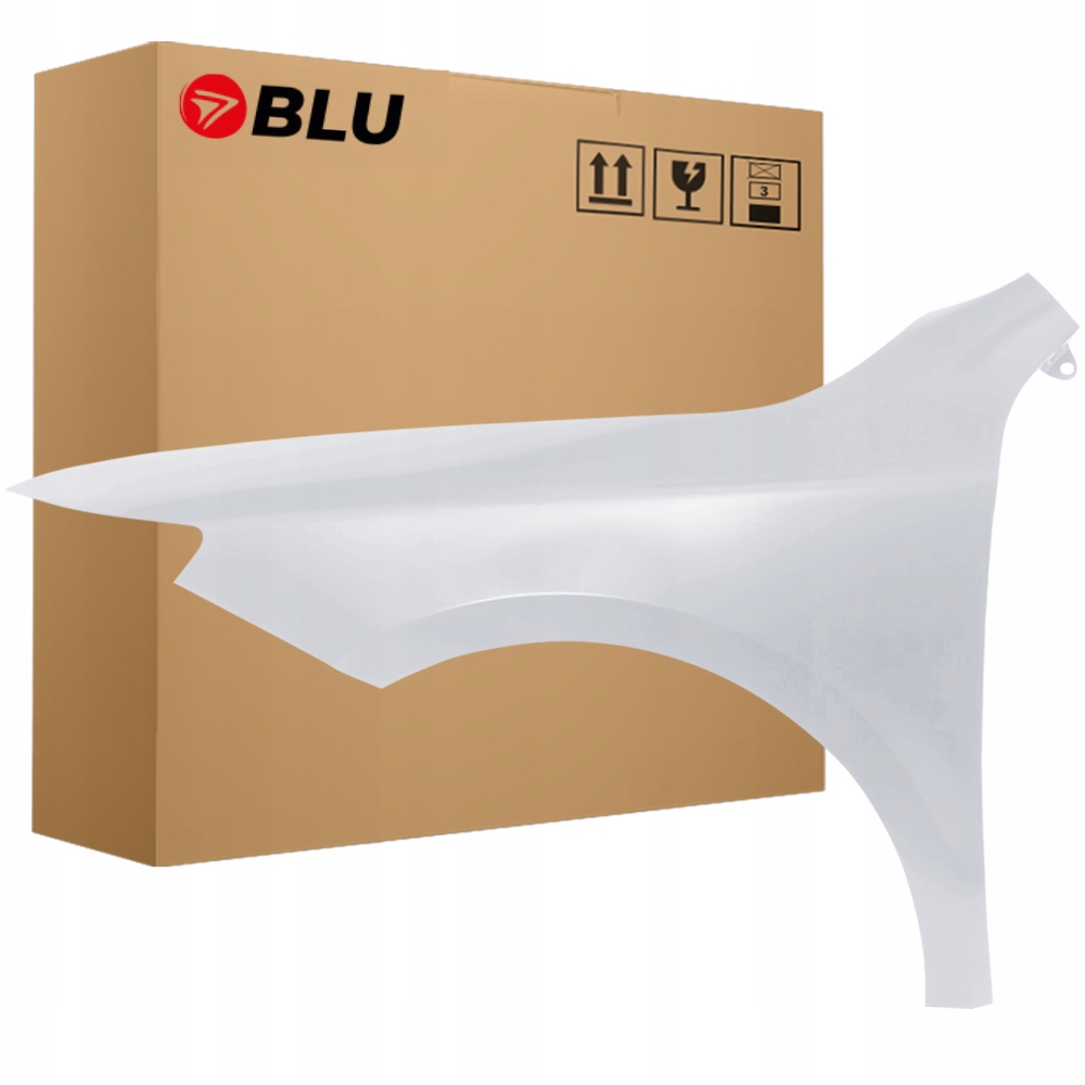 Blu Blatník Škoda Superb II 3T Lift LA7W levý stříbrný 13-15 přední