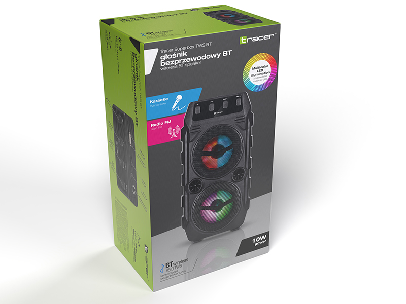 Zestaw GŁOŚNIK Bluetooth + Mikrofon + POLSKIE Karaoke Bohater brak