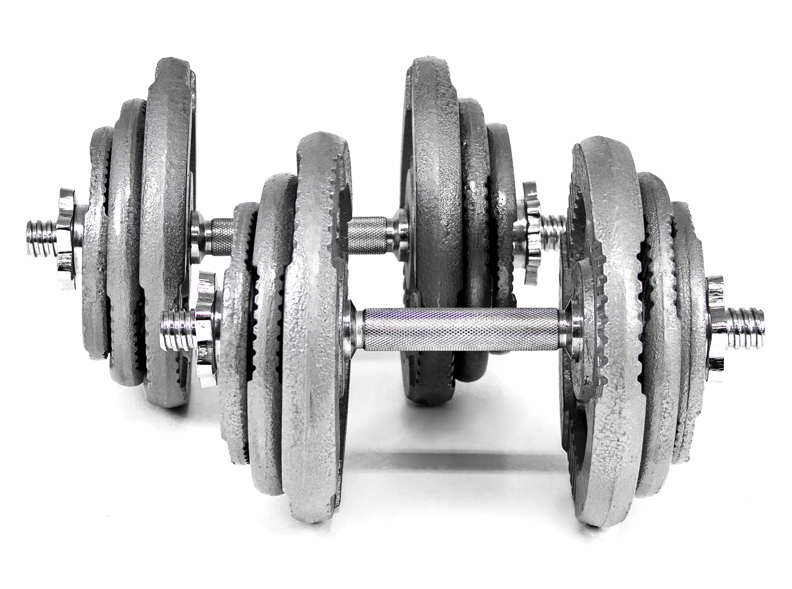 HANTLE ŻELIWNE 2x20KG regulowane ZESTAW HANTLI SAPPHIRE gryfy obciążenia Kod producenta HANTLE_2X20_SAPPHIRE