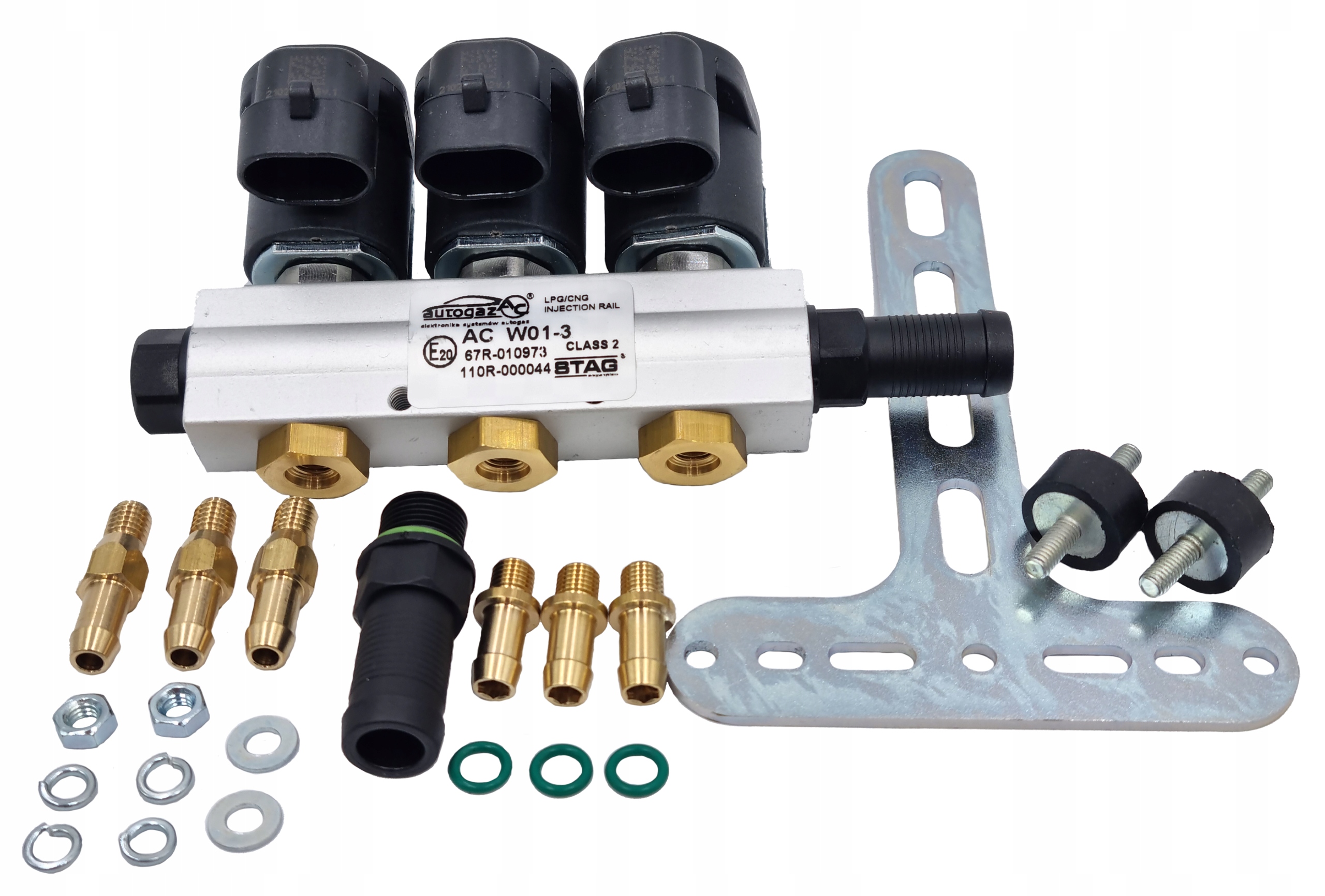 Ac Stag W01 W-01 ACW01 Vstřikovací Lišta 3 Cyl Lpg