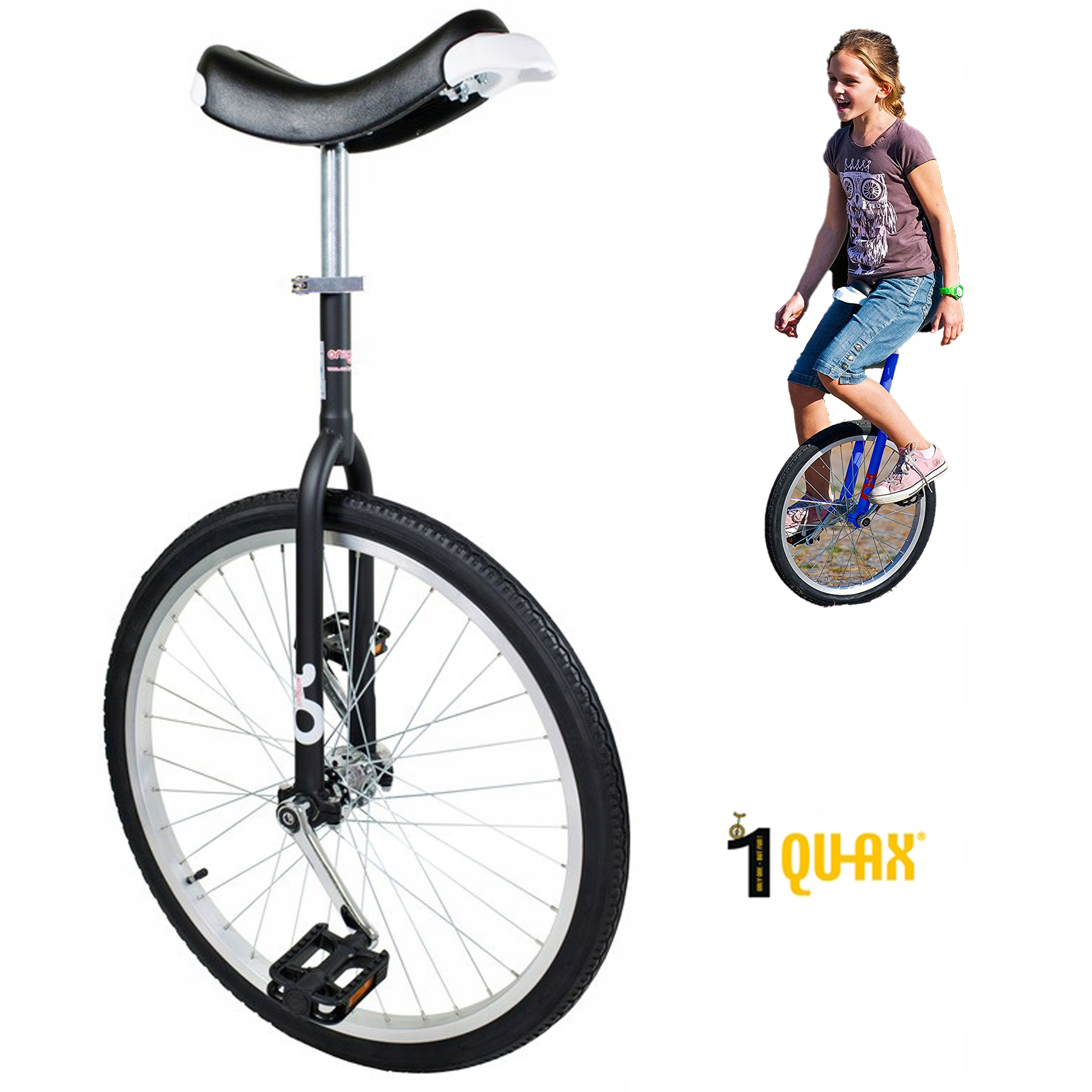 Monocykl OnlyOne Qu-ax jednokołowiec rowerek cyrkowy Alu felga koło 24"