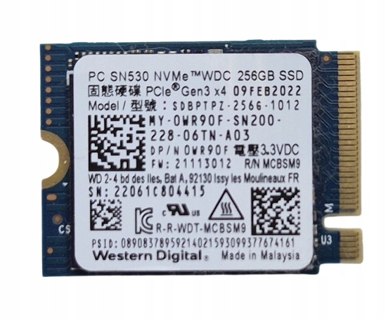 Dysk SSD Western Digital SN530 256GB M.2 PCIe