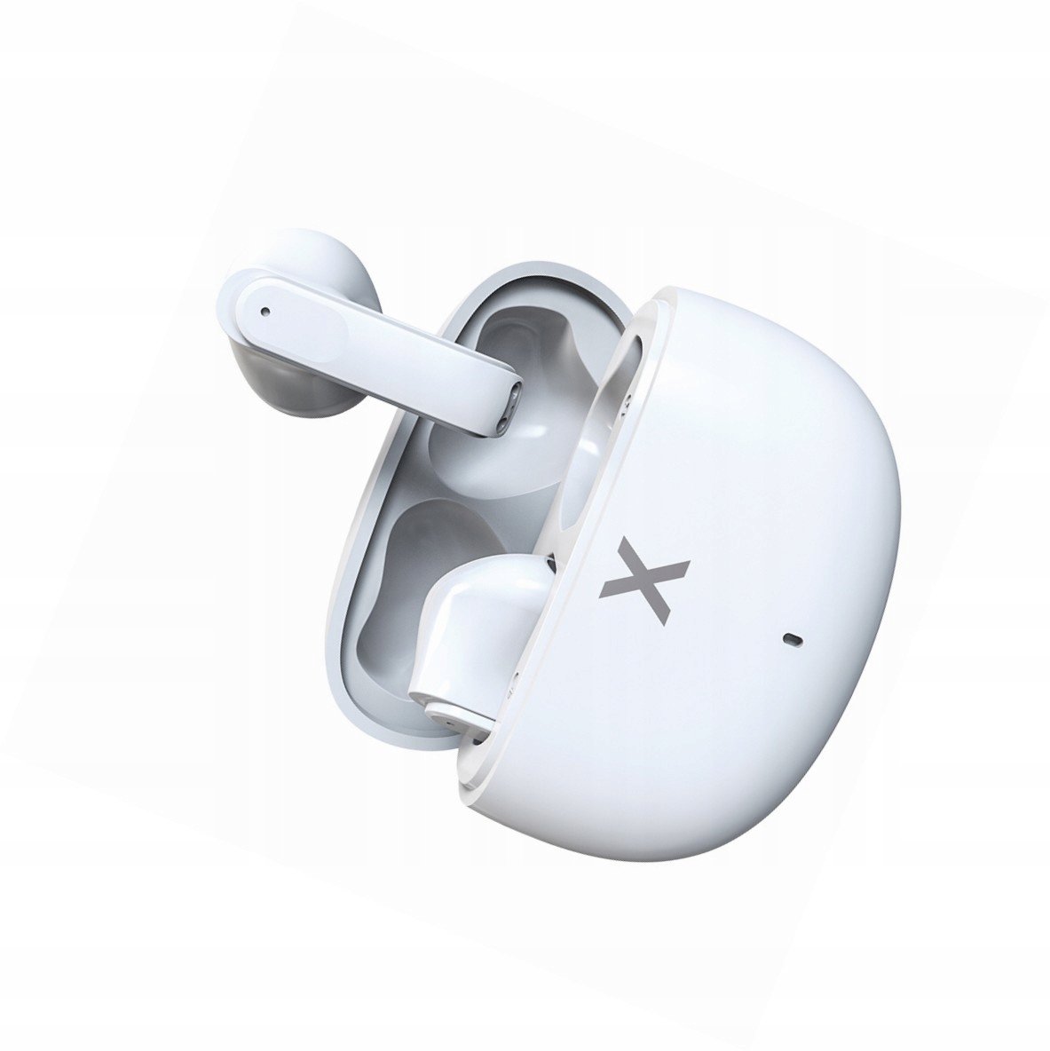 Bezprzewodowe earbuds MXBE-03 białe Bt 5.3 do Samsung Galaxy M15 5G