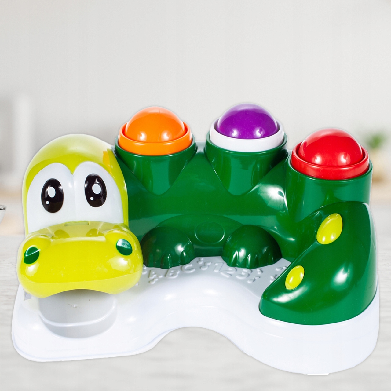 BALL DOLLAR RUTSCHE DINOSAURIER DINO 6 STÜCK BÄLLE SPIELHAMMER Material Kunststoff