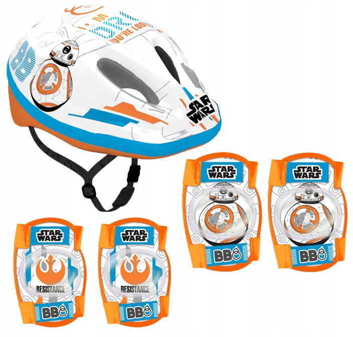 4x Ochraniacz Kask Rowerowy Star Wars Gwiezdne Woj