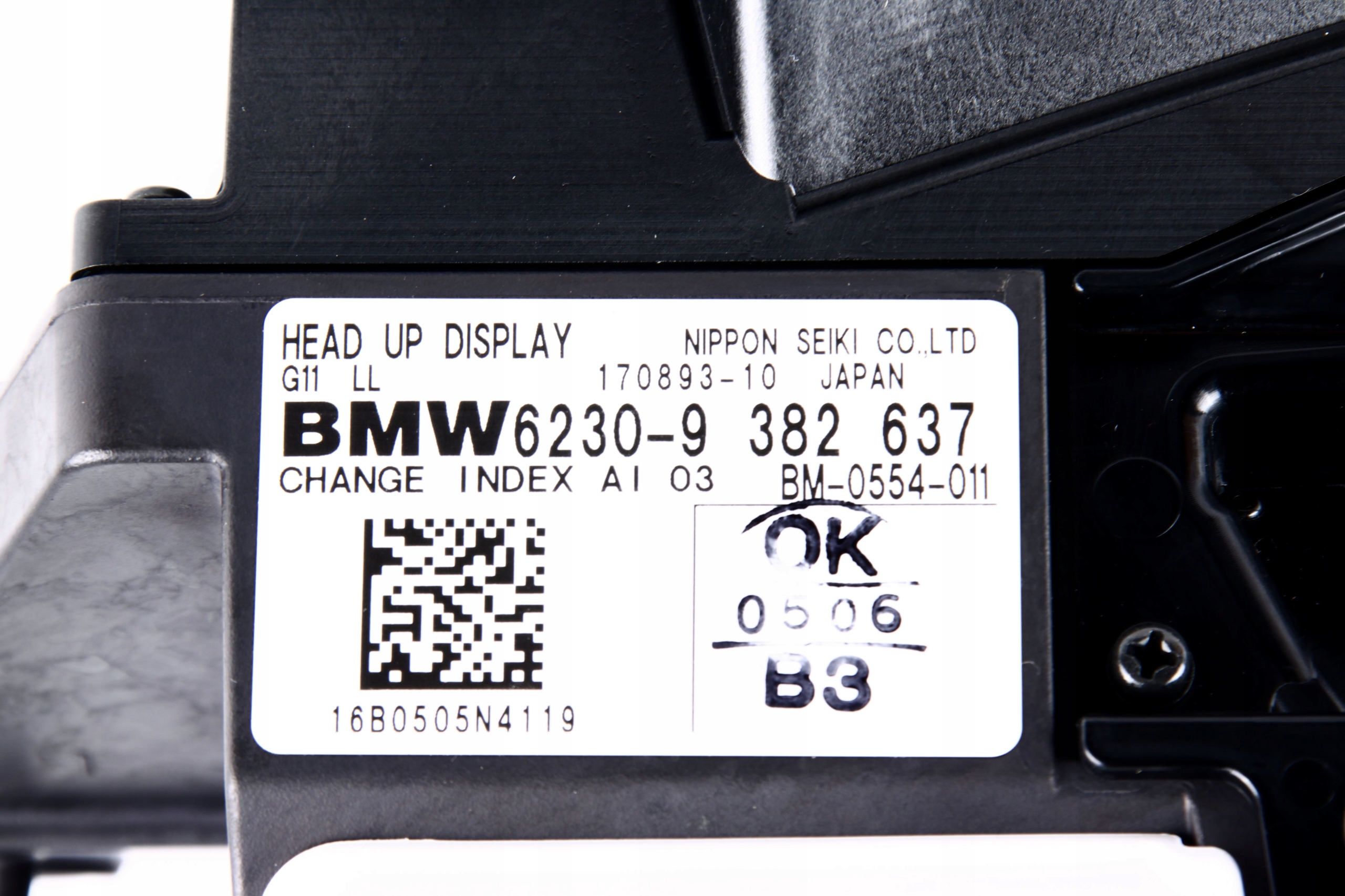 BMW G11 G12 display RZUTNIK HEAD UP 9382637