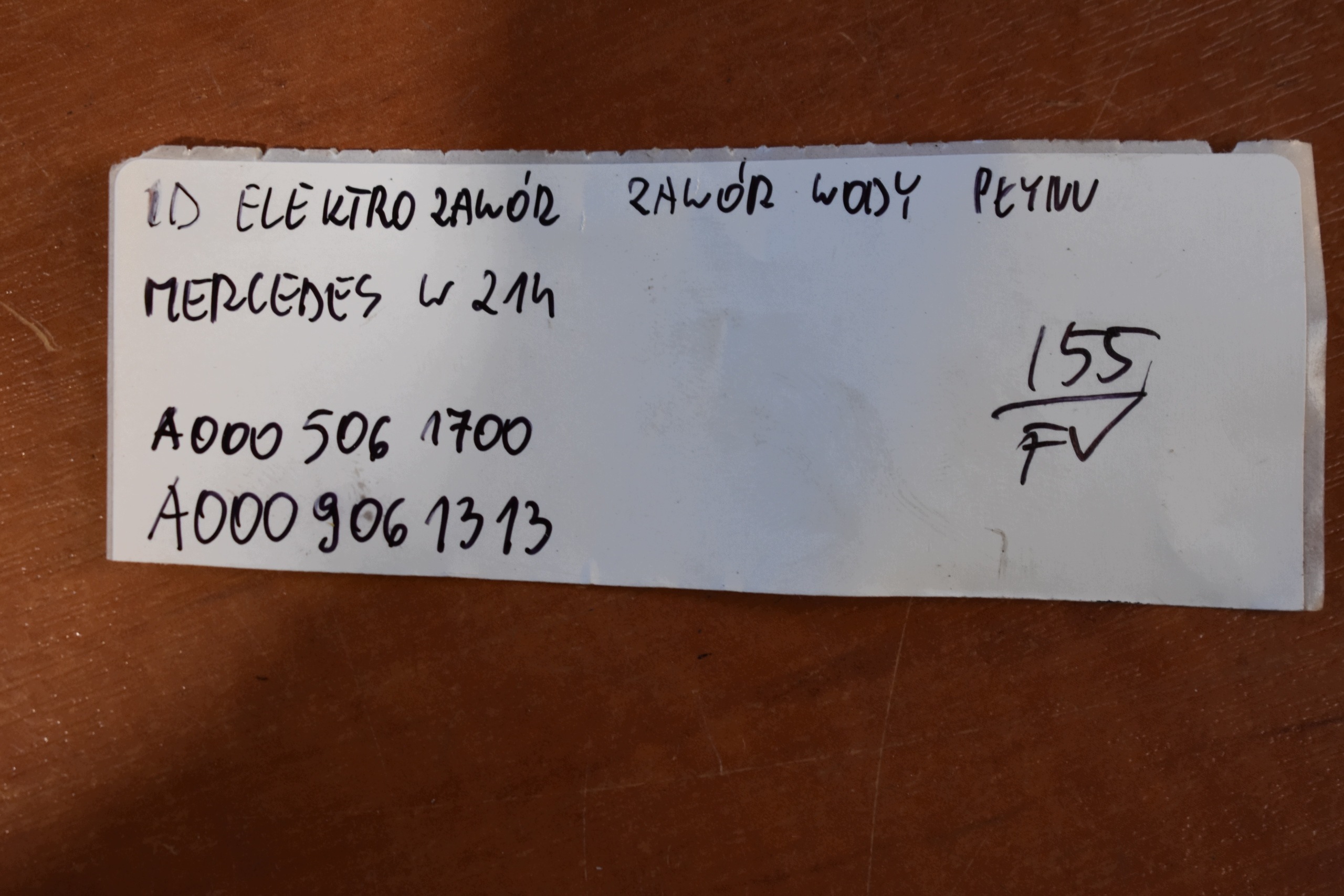 savršeno stanje elektroventil ventil vode MERCEDES W214 1