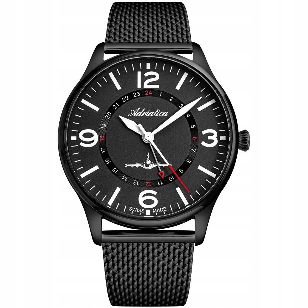 Pánské Hodinky Adriatica A8266.B157Q černý náramek