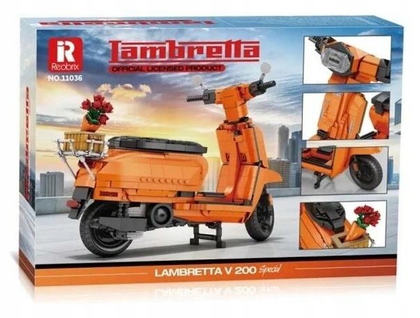 Klocki Lambretta V200 Orange 1169el