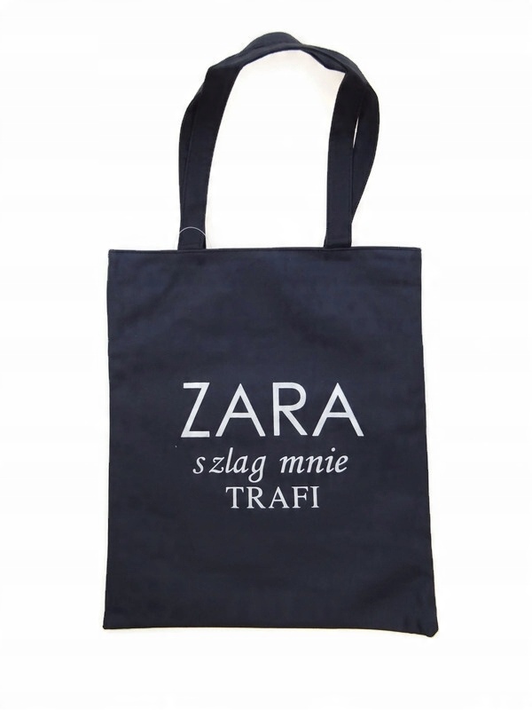 

Torba z nadrukiem Zara Szlag Mnie Trafi
