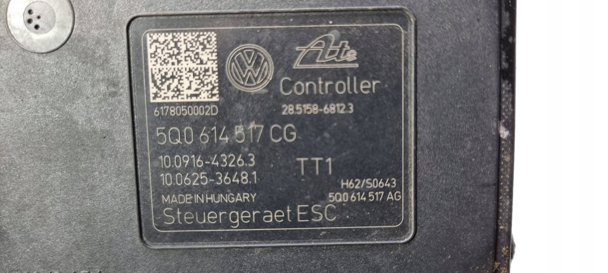 pump ABS brake 5Q0614517CG VOLKSWAGEN PASSAT B8