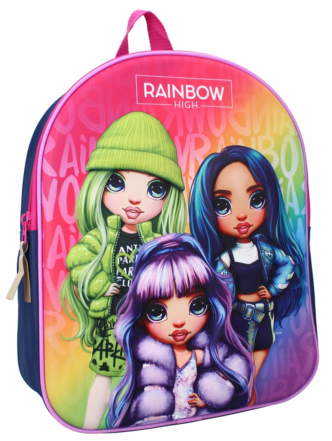 

Plecak Przedszkolny 3D Szkoły Szkolny Rainbow High