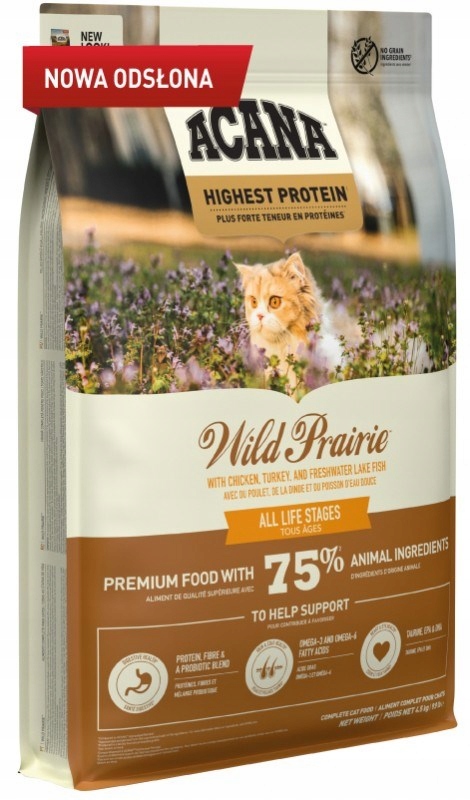Levně Acana Wild Prairie Cat suché krmivo pro kočky 4,5 kg