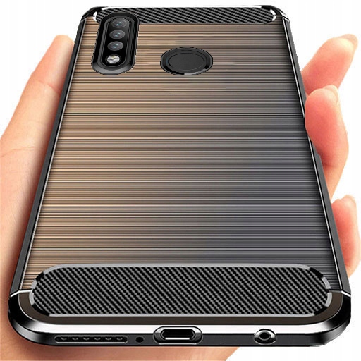 

Etui Karbon Case Szkło do Huawei P30 Lite