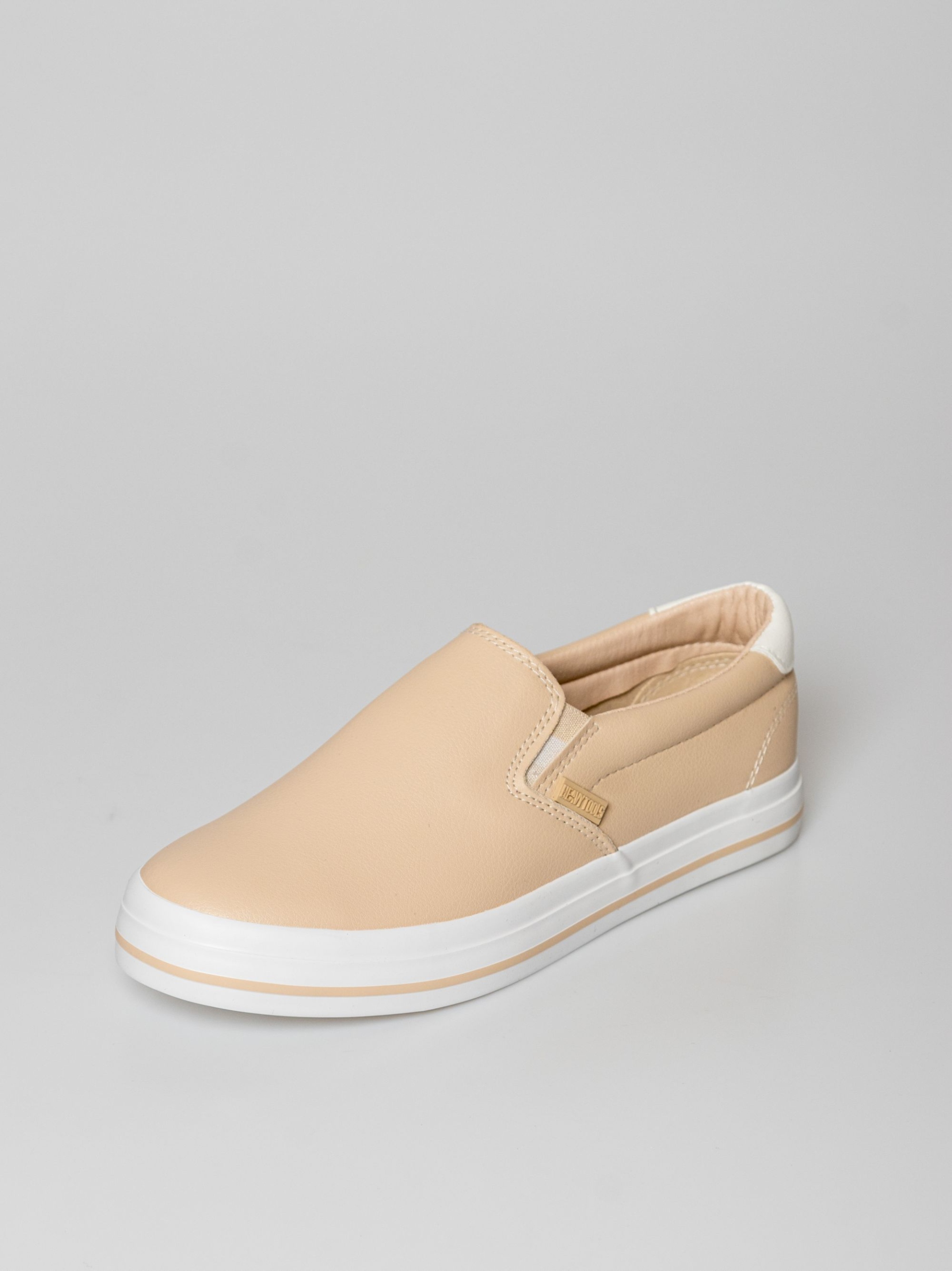 Heavy Tools Dámské Sportovní Boty Tenisky Nazouvací UNIS25 Kůže Béžová 38