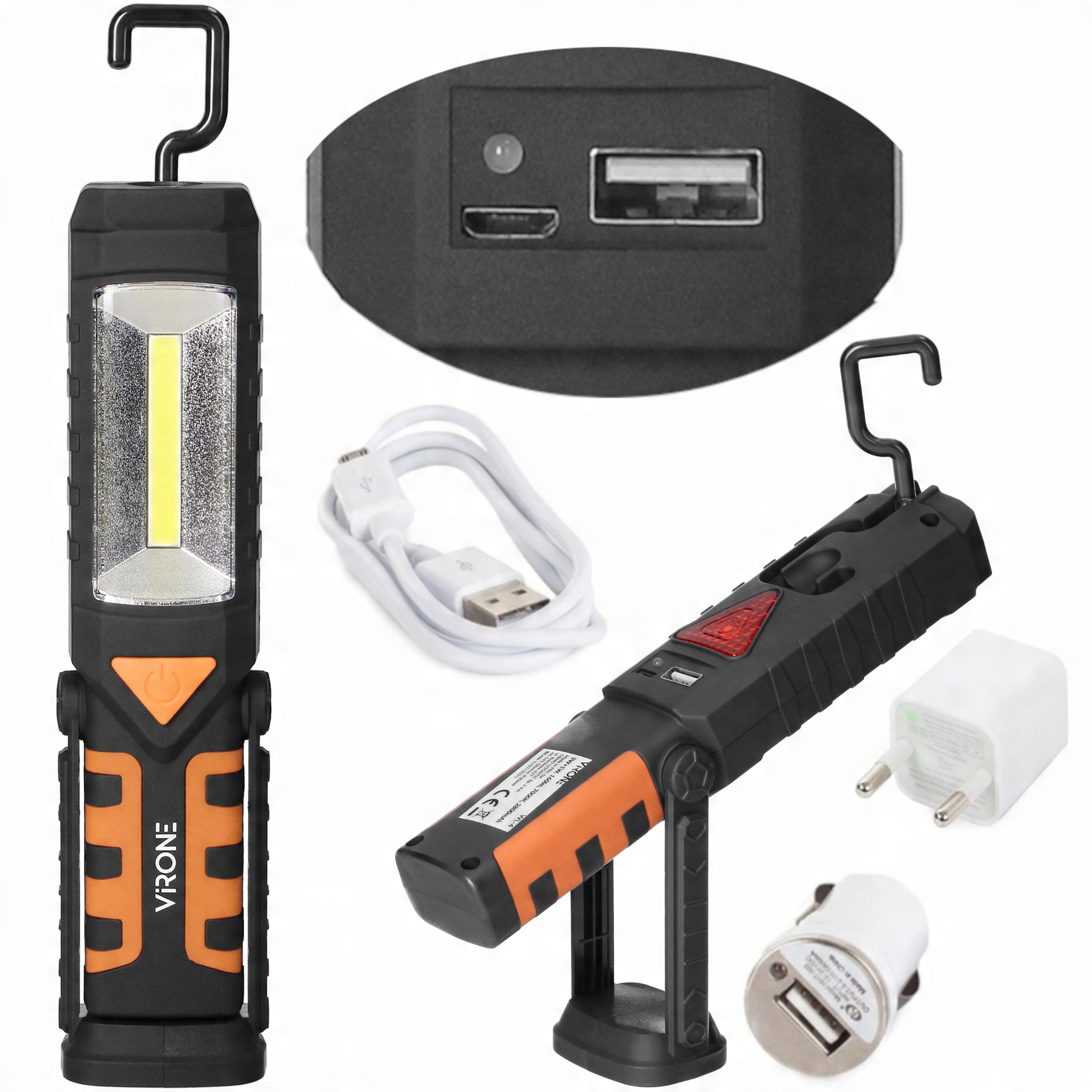 

Latarka Warsztatowa Lampka Lampa Led Li-on 1200mAh