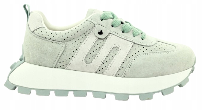 Obuwie sportowe damskie Goodin Gd-xf 207 mint skóra naturalna zamsz 38
