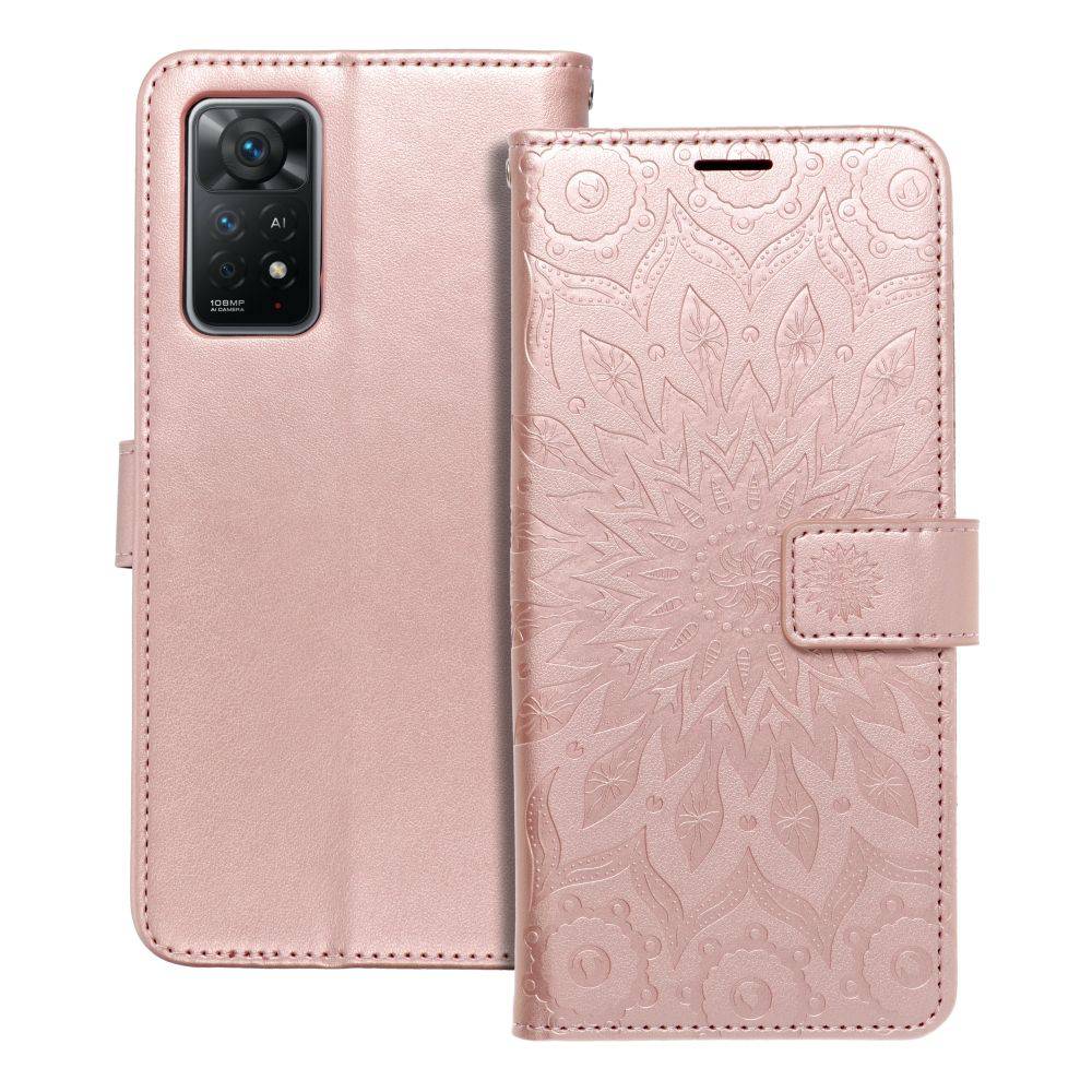 Etui Mezzo Book Do Xiaomi Redmi Note 11 Pro 11 Pro 5G Mandala Złoty Róż