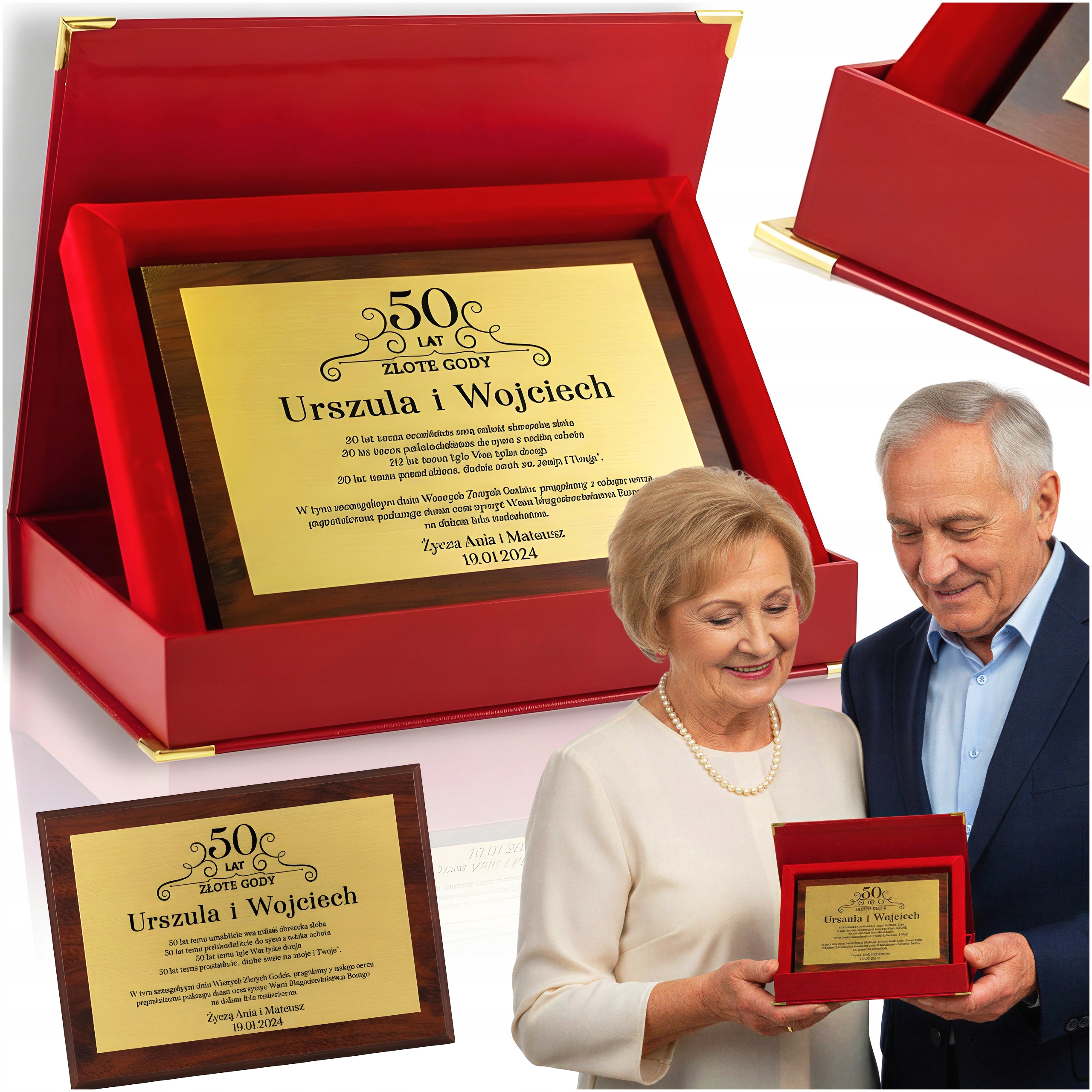 Dárek K Výročí Svatby 50 40 30 20. Výročí Diplom Potisk Elegantní Pouzdro