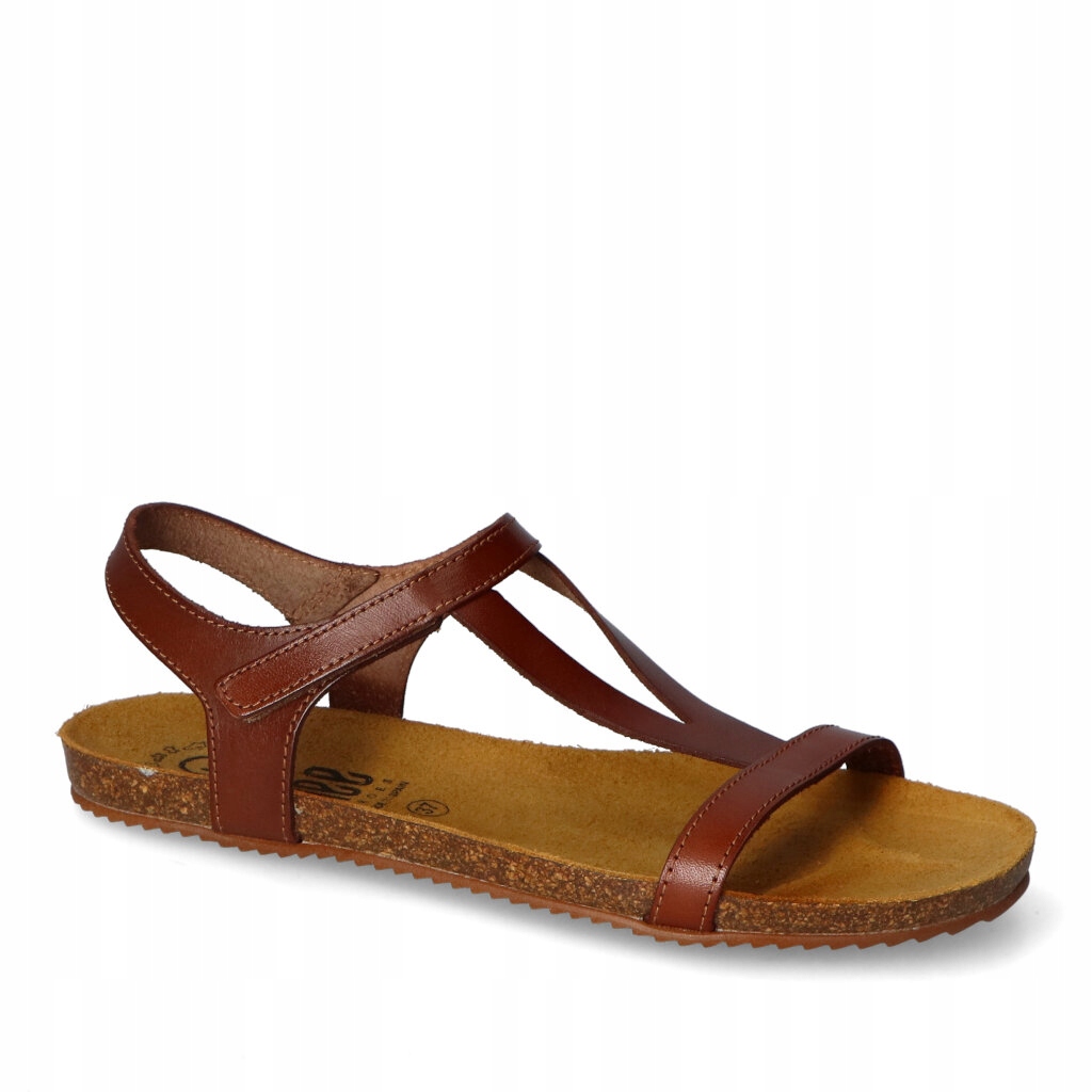 Sandály Hee 25035 Tmavě hnědá lico 36