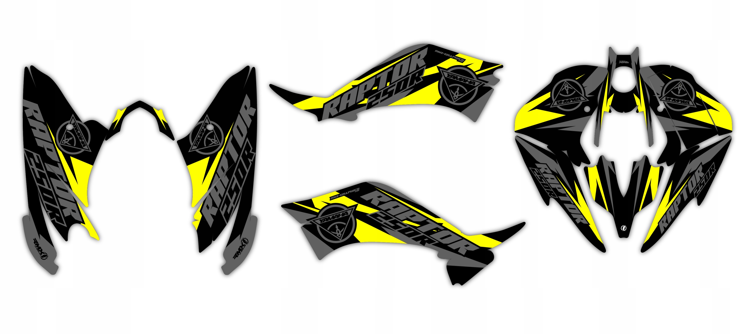 Шпон / наклейки quad Yamaha 250R Raptor