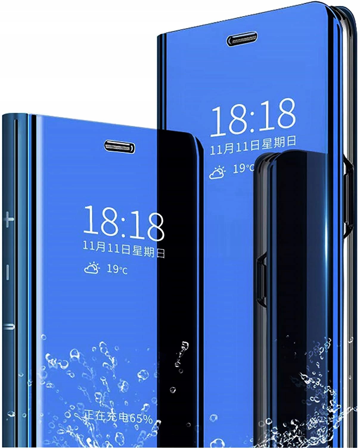 Etui do Huawei P20 Lite CLEAR VIEW CASE + SZKŁO 9H