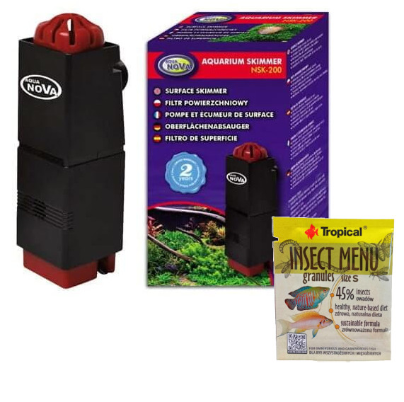 AQUA-NOVA SKIMMER NSK - 200-ПОВЕРХНОСТНЫЙ ФИЛЬТР
