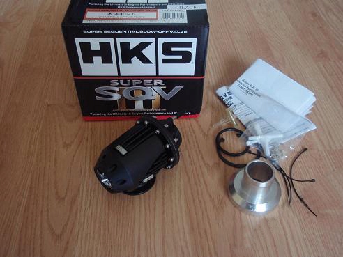 HKS SQV3 style zawór upustowy blow off BLACK Numer katalogowy części 0636