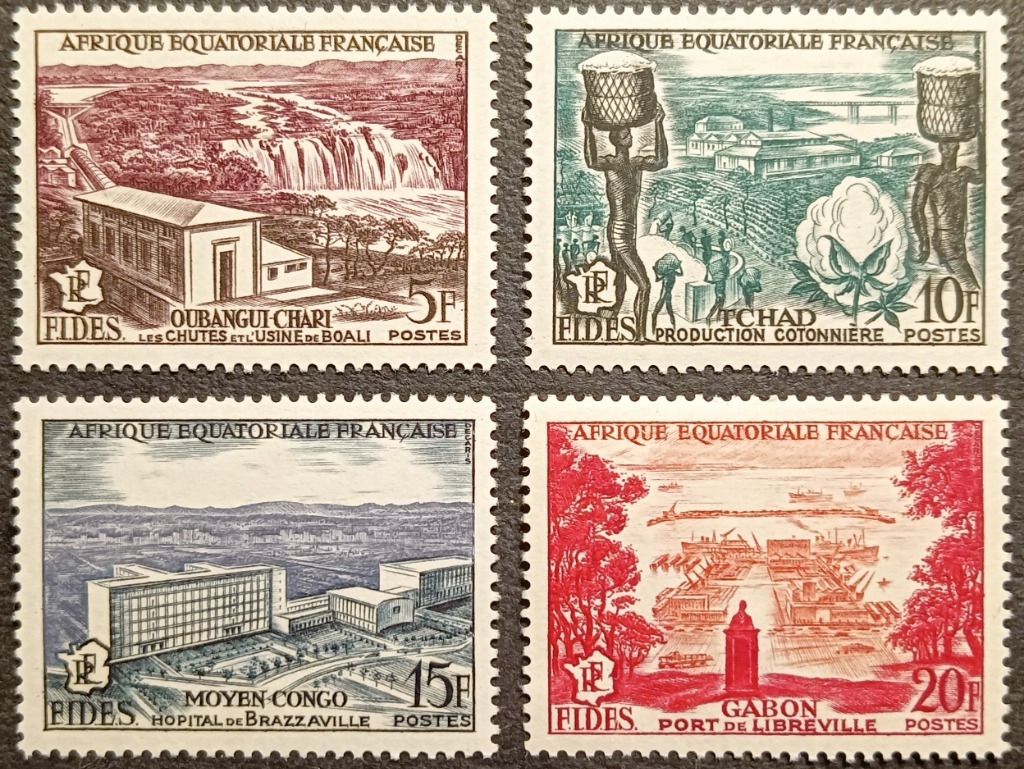 KOLONIE FRANCUSKIE - FRANCUSKA AFRYKA RÓWNIKOWA ** - czysty