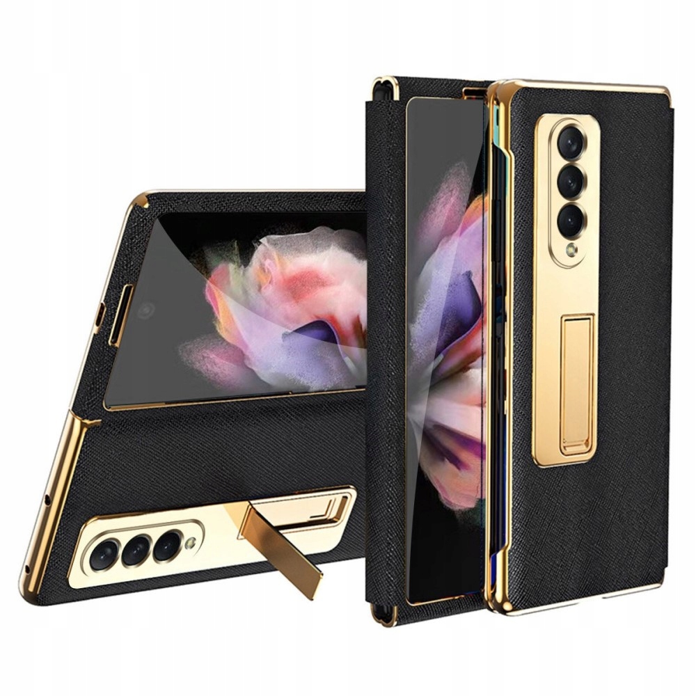 Pouzdro Sklo pro Samsung Galaxy Z Fold 4 5G, stojánek, kryt 5G, pouzdro