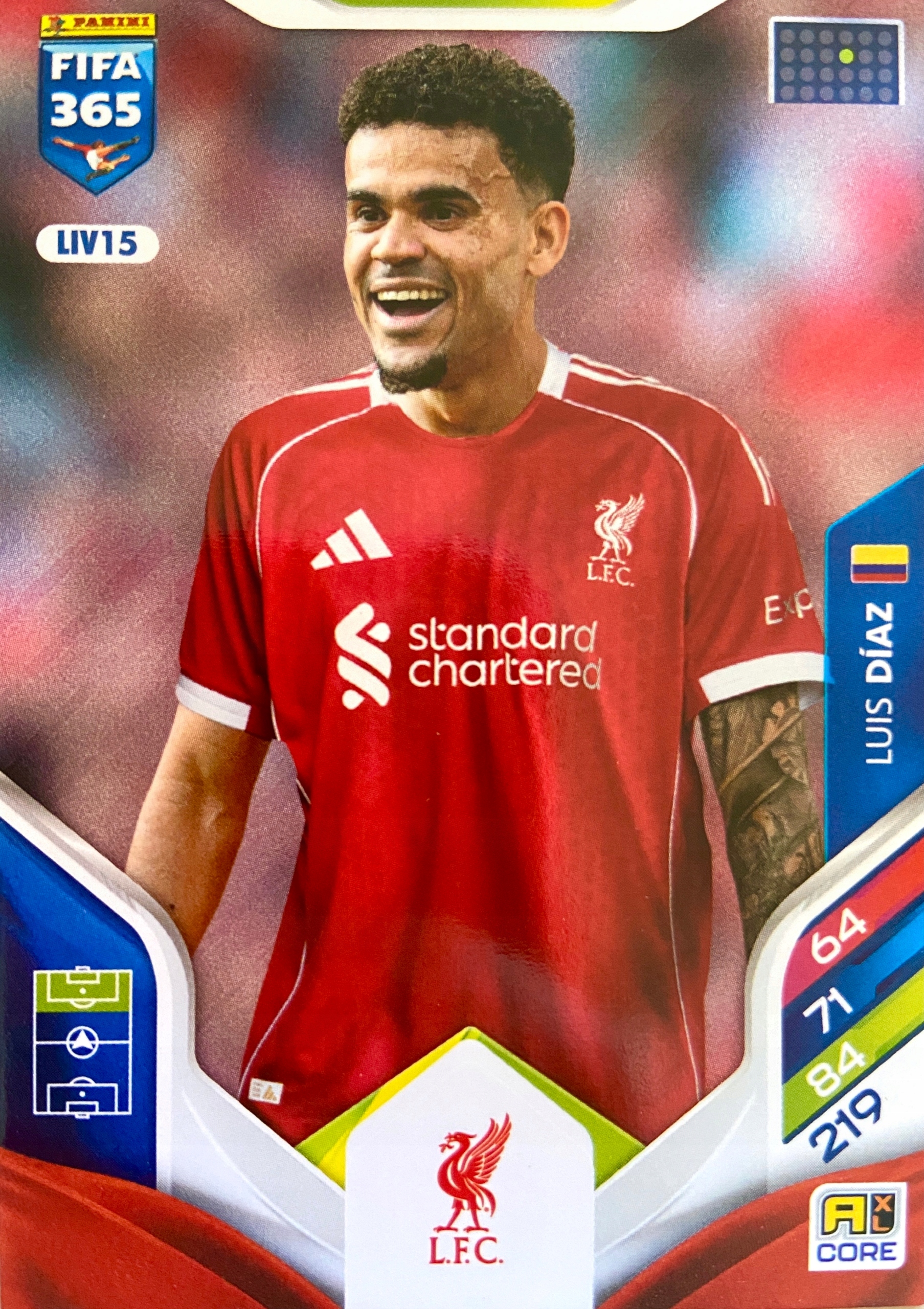 Panini Fifa 365 2026 Core LIV15 Luis Diaz Liverpool