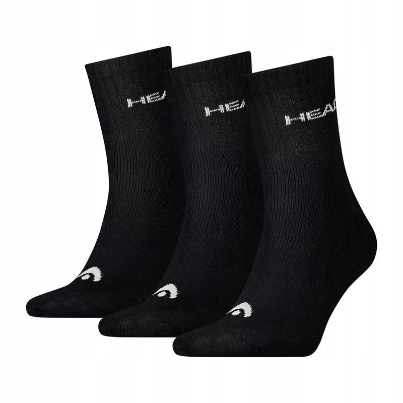 

Skarpety Head Crew 3P Black 43-46
