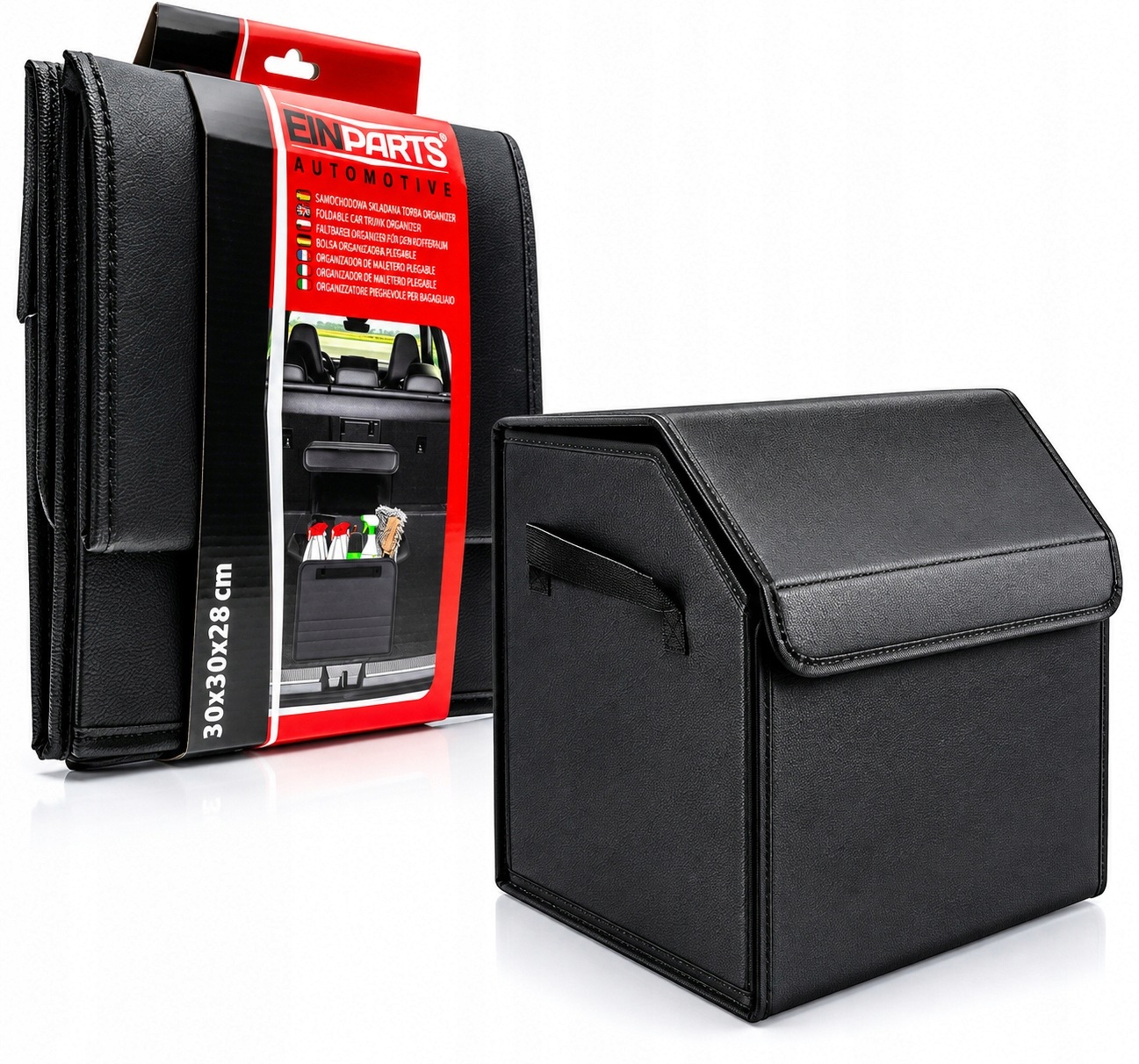 Organizer Do Bagażnika Składany Kufer 30x30x28 cm Einparts