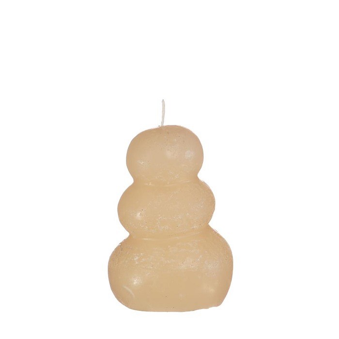 

Modna Piękna Świeca Pebble 9,5cm Krem 22H Palenia