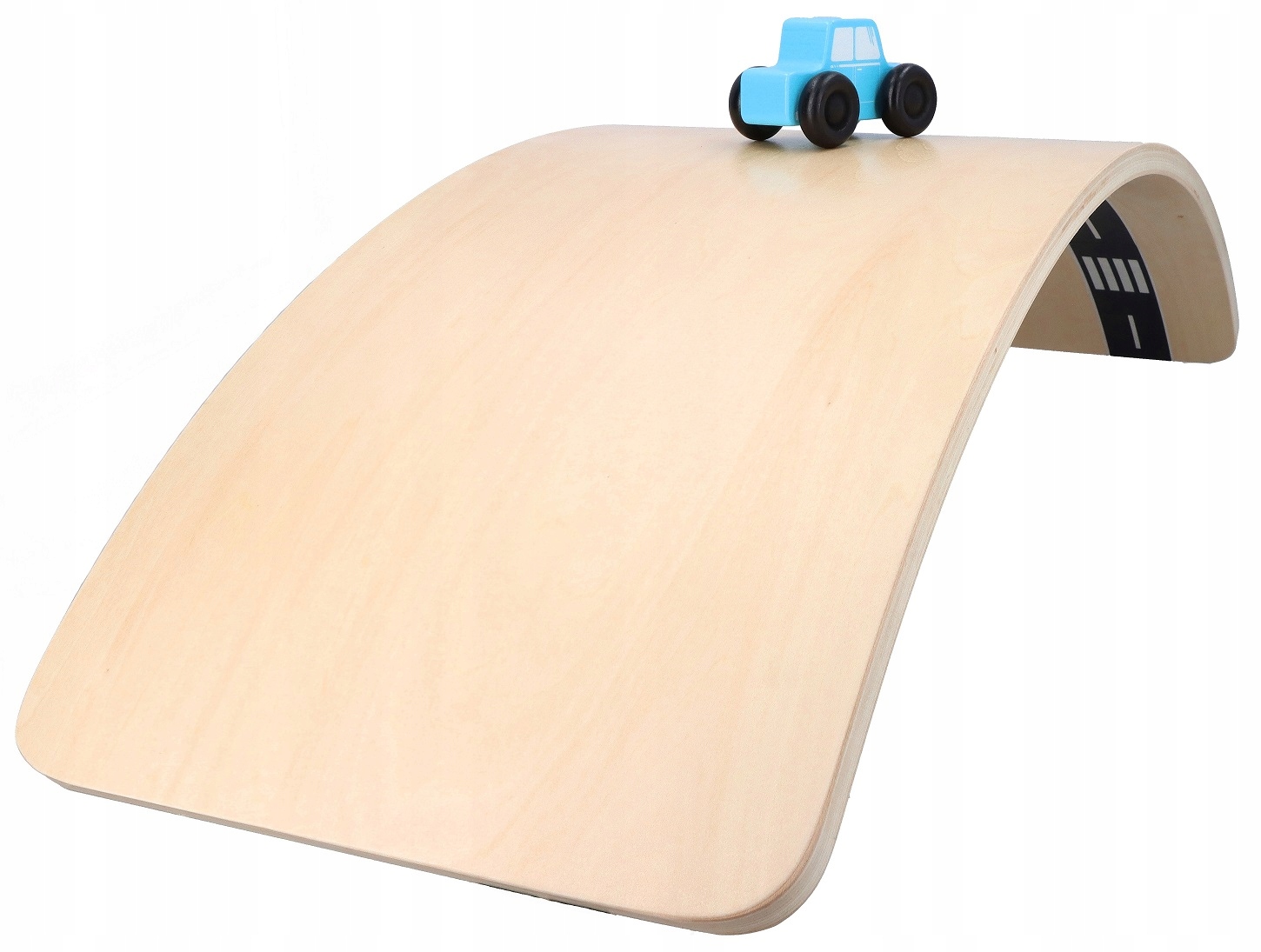 Drewniana deska do balansowania równowagi Do 80kg + Autko Bujak dla dzieci Wiek dziecka 3 lata +